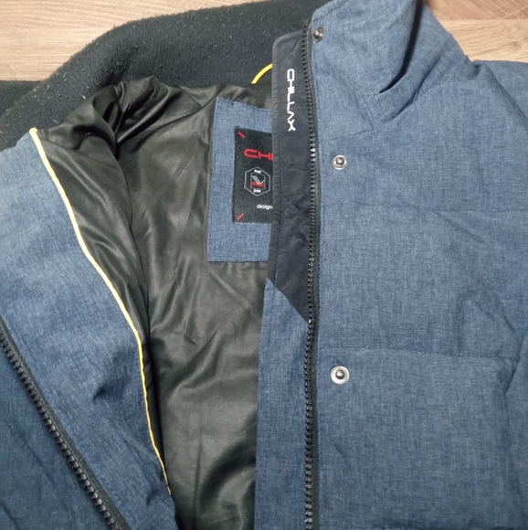 Chillax Women's Blue Quilted Waterproof Winter Jacket Coat Size Medium - Picture 9 of 16